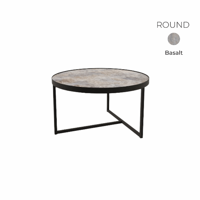 Стол журнальный круглый Алсав 21ROUND.008 Basalt