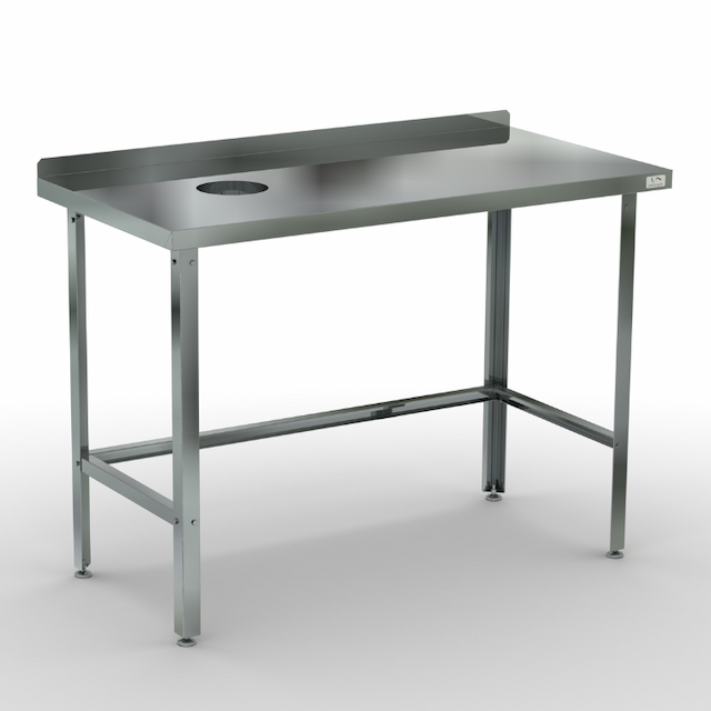 Стол для сбора пищевых отходов с бортом КОБОР СРОБ-90/70 Л/П