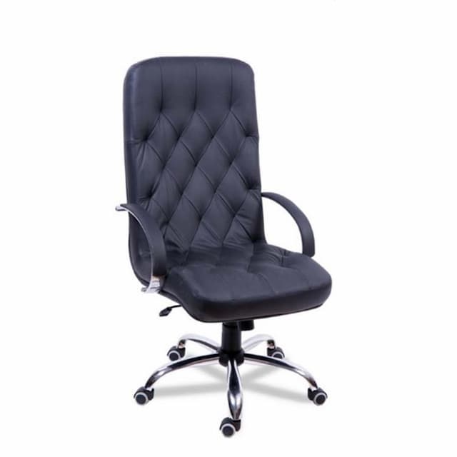 Кресло для руководителя Мирэй Премьер хром ТГ, кожзам