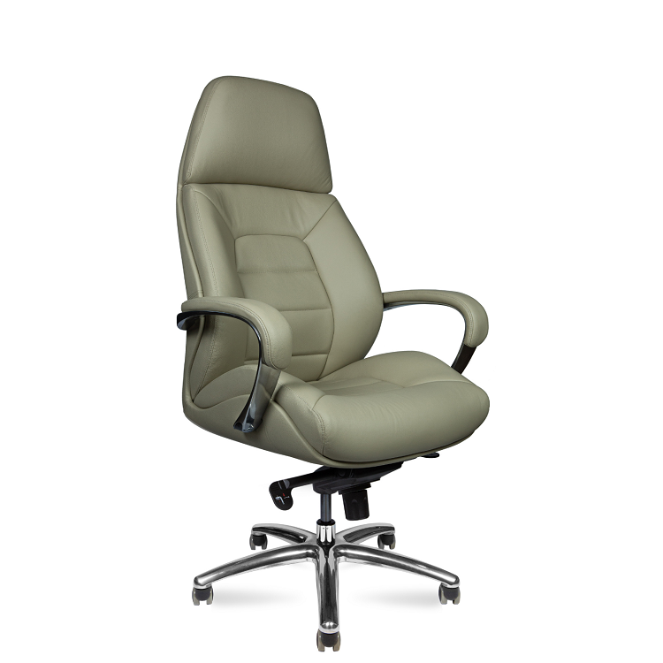 Кресло офисное Norden Porsche F181 light gray leather