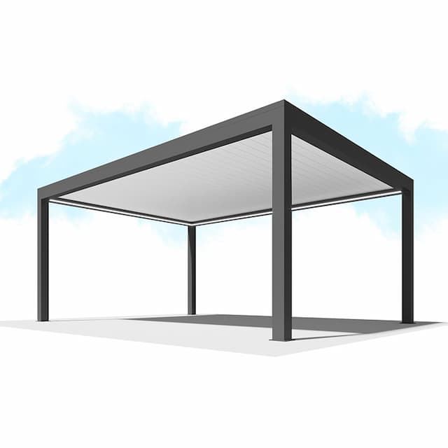 Пергола Сити-Форм Pergola В500-25П Bioclimatic с поворотными ламелями ЛАМЕЛЬ 250 X 53 (2,5х3,0) 1 модуль