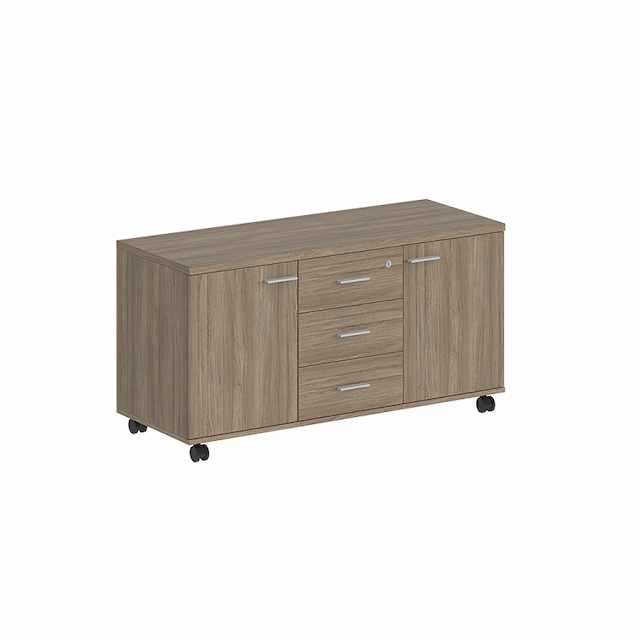 Тумба сервисная с 3 ящ., замком, 2 фасадами Norden Сигма SG.621.OD.OD