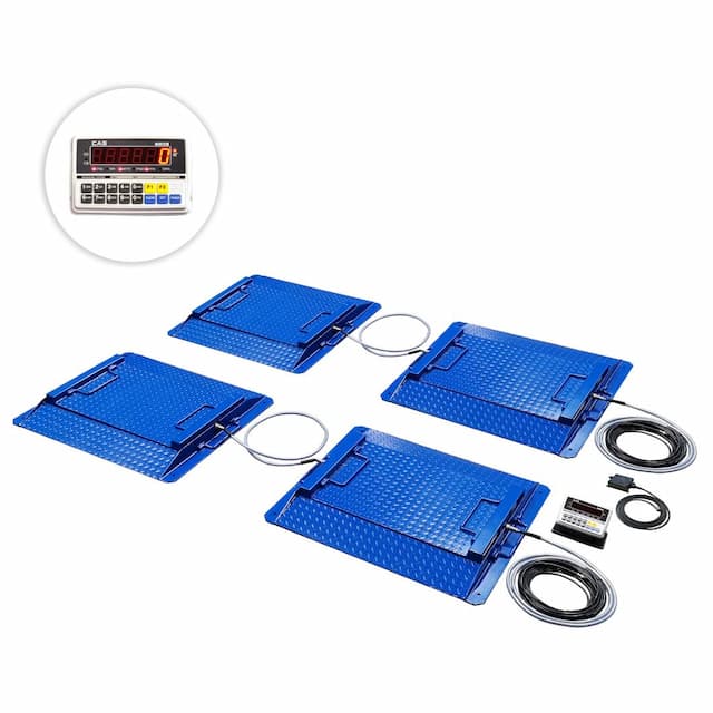 Весы автомобильные подкладные ВЗВТ ИСТОК-30-4П/10 кг (до 15 тонн/ось, 4 платф. 0,75 х 0,55 м)