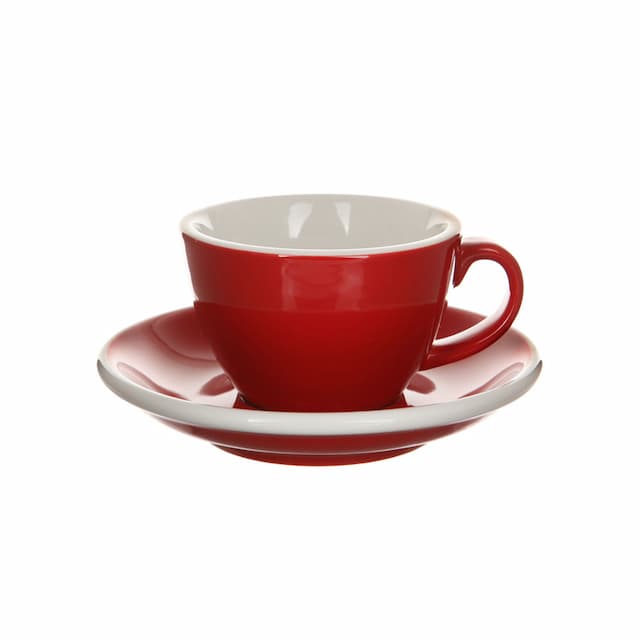 Кофейная пара Loveramics (Лаврамикс) Egg 200ml Красная